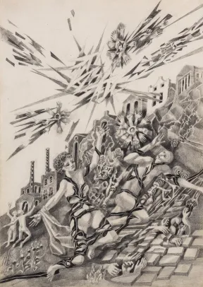 Hendenes vogn eksploderer