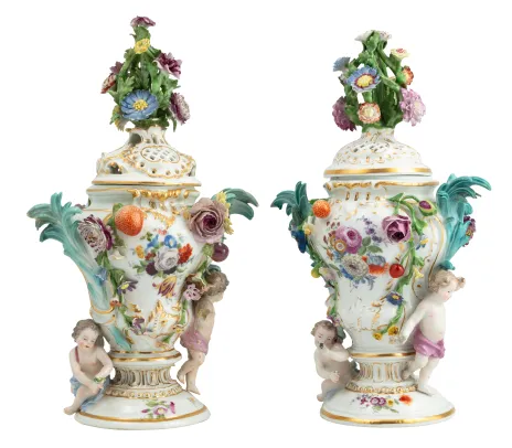 Et par potpurri-krukker