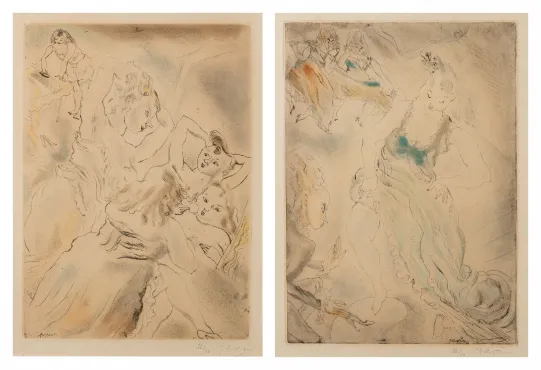 Cinderella, The Stepsisters / Cinderella's Foot Being Fitted